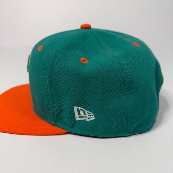 Vintage‎ Miami Dolphins New Era Collection 9fifty NFL Snapback Green - Picture 2 of 9